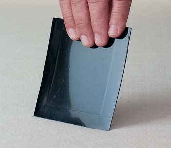 Plastic Squeegee for spreading epoxy very thinly
